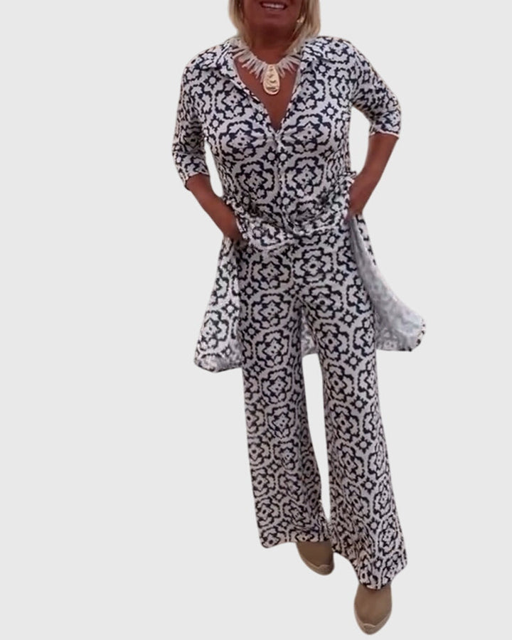 Clara | Elegant Vintage Two-Piece Set