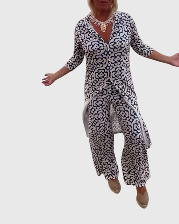 Clara | Elegant Vintage Two-Piece Set