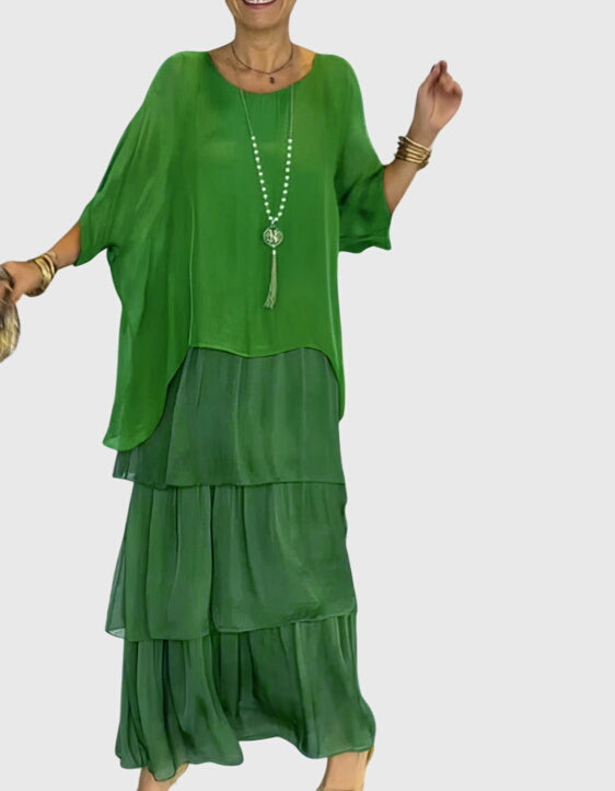 Clara | Long and Flowing Elegant Dress