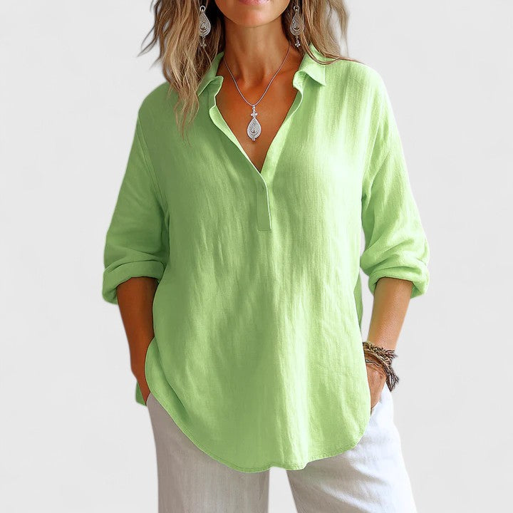 Clara | Comfortable Linen Blouse