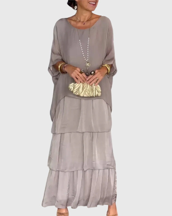 Clara | Long and Flowing Elegant Dress