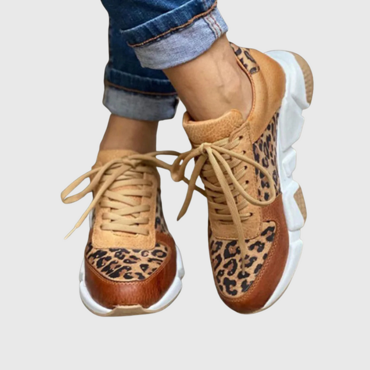 Crissa | Comfortable Leopard Sneakers