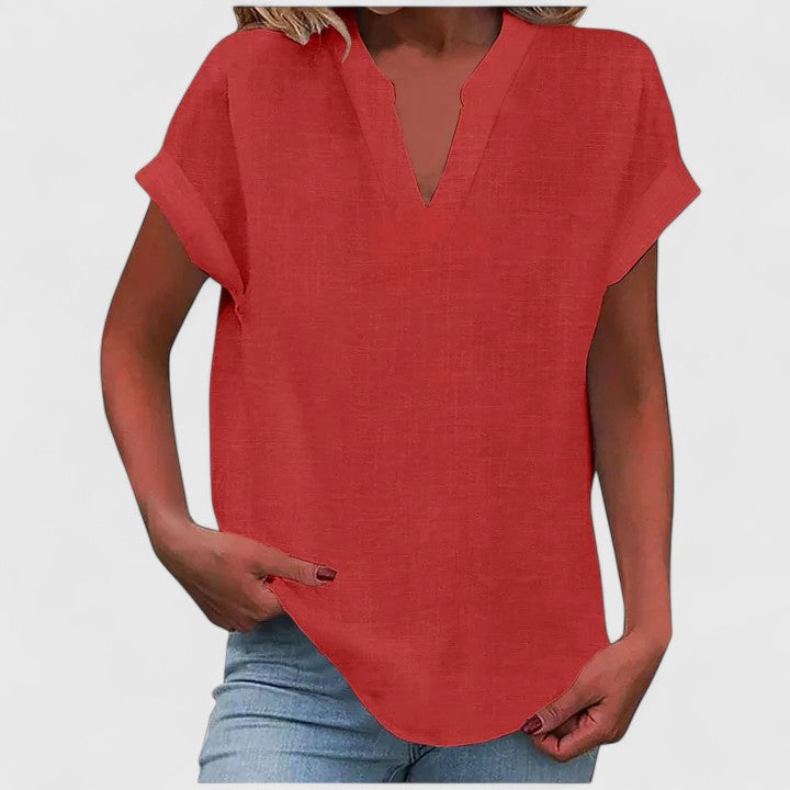 Clara | Comfortable V-Neck Blouse