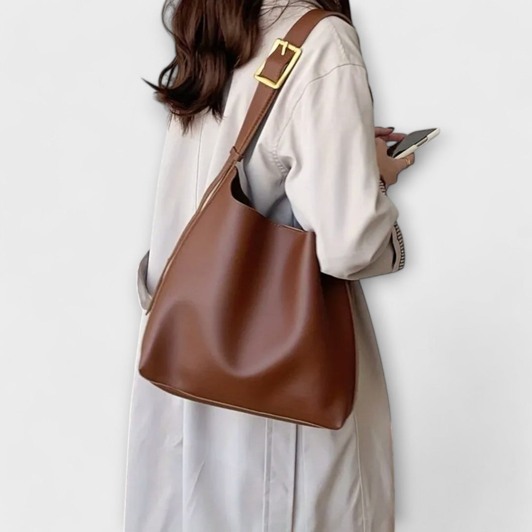 Clara | Elegant Leather Shoulder Bag