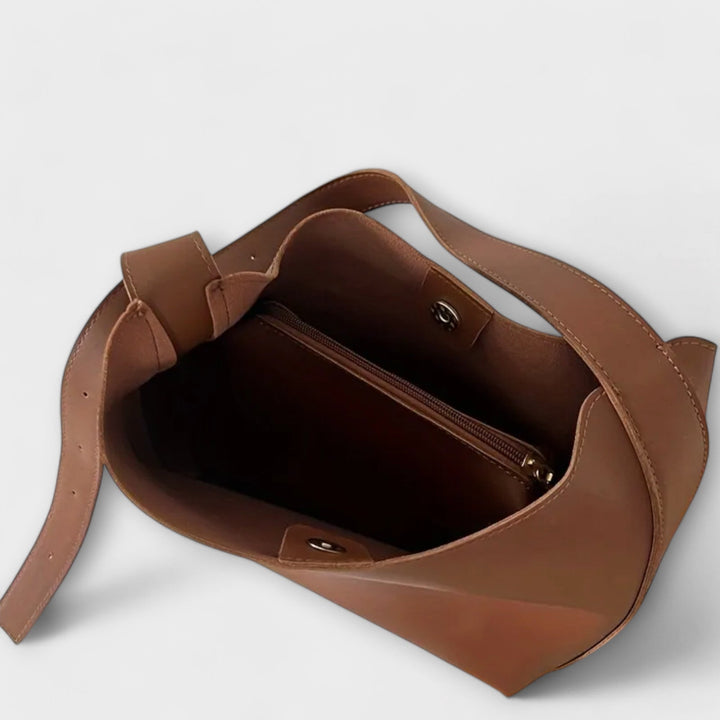 Clara | Elegant Leather Shoulder Bag