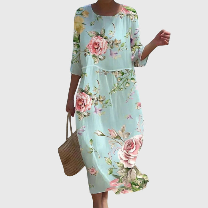 Clara | Stylish Floral Maxi Dress