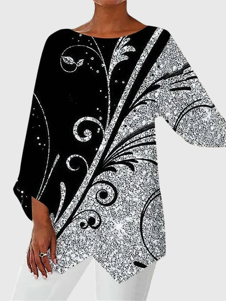 Clara | Elegant Crew Neck Top