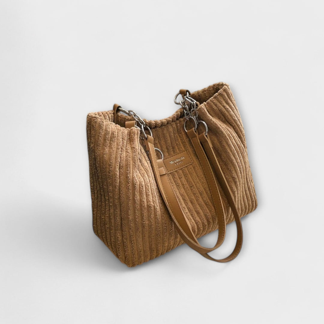 Clara | Soft Cord Shoulder Bag