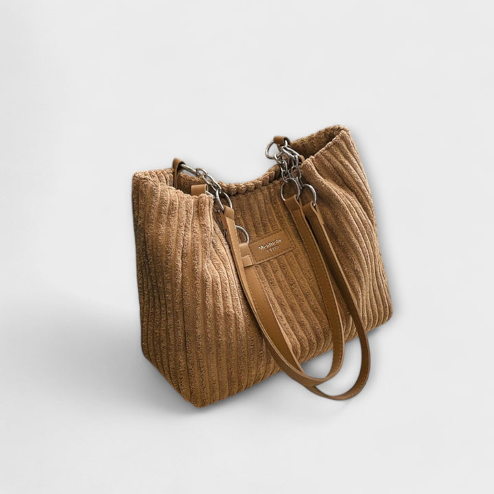 Clara | Soft Cord Shoulder Bag