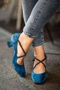CROSS STRAP PUMPS