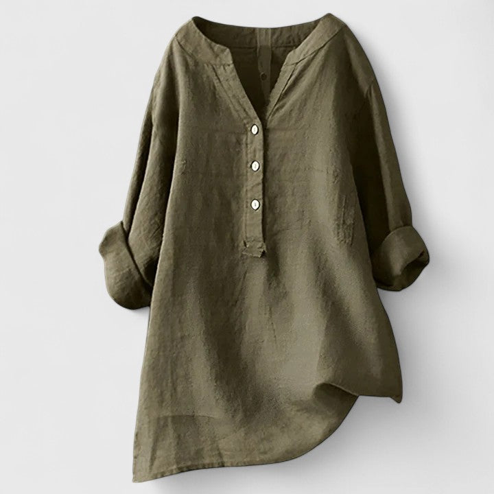 Clara | Elegant Button-Front Shirt