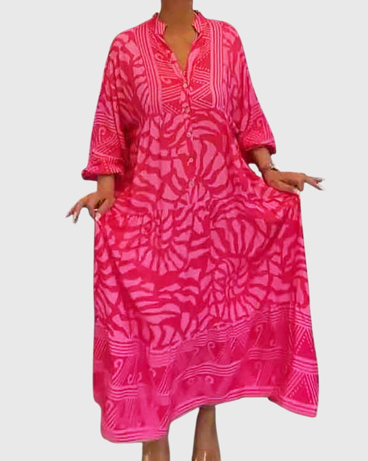 Clara | Maxi Dress With Elegant Print