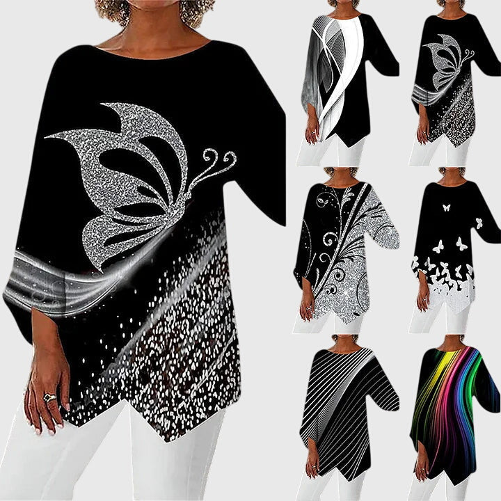 Clara | Elegant Crew Neck Top